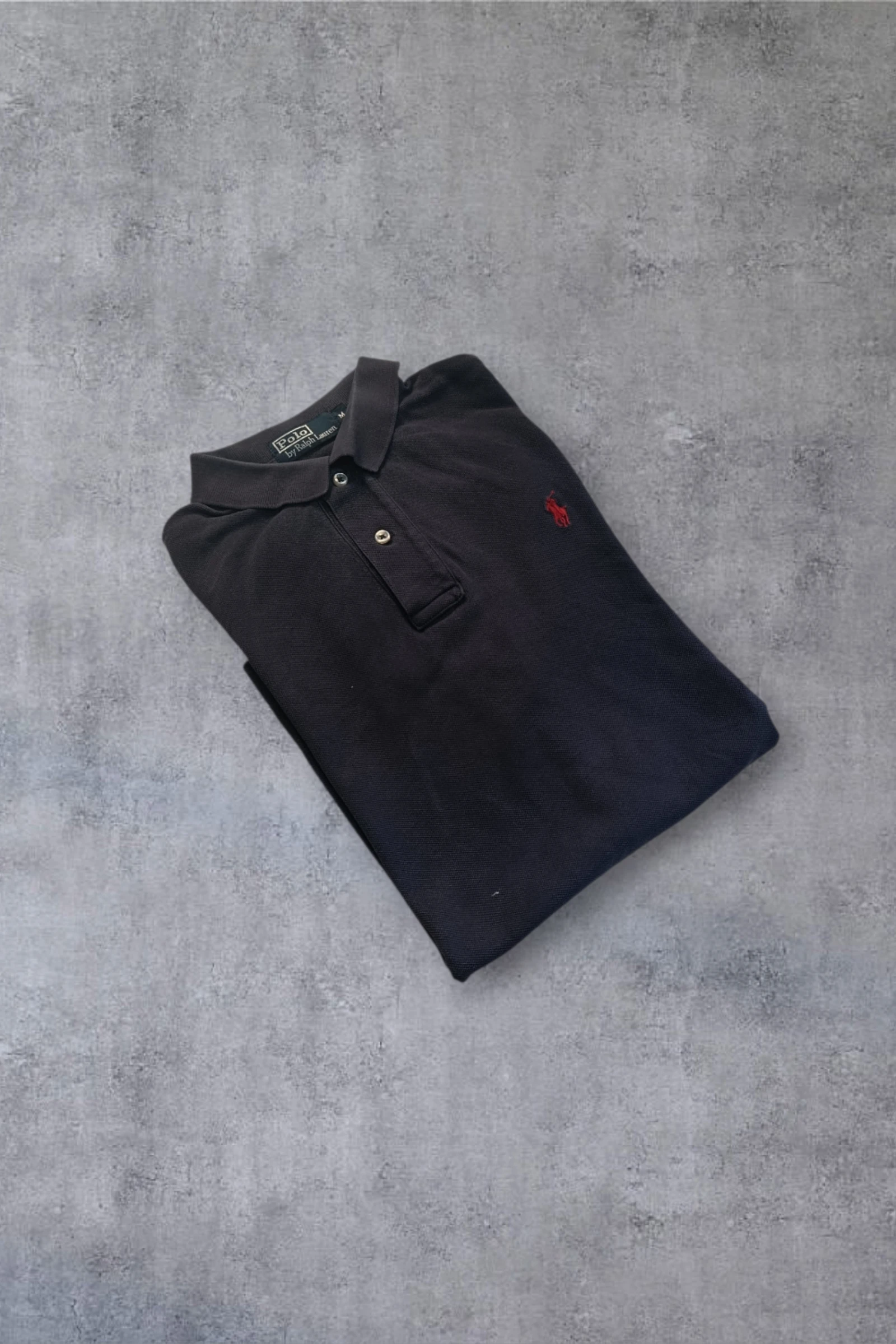 | Polo Ralph Lauren Hombre | Color Negro | Pony Logo Rojo | 100% Algodón | Talla M | – photo 2